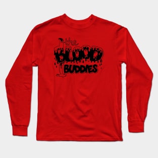 The Blood Buddies Logo - Black Long Sleeve T-Shirt